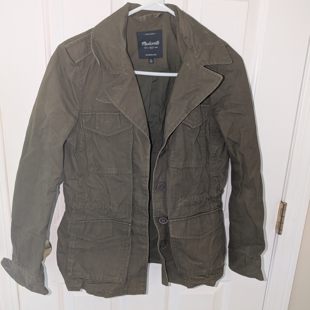 Madewell Utility Jacket in Olive